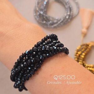 Pulsera ajustable de  cristales - Imagen 2