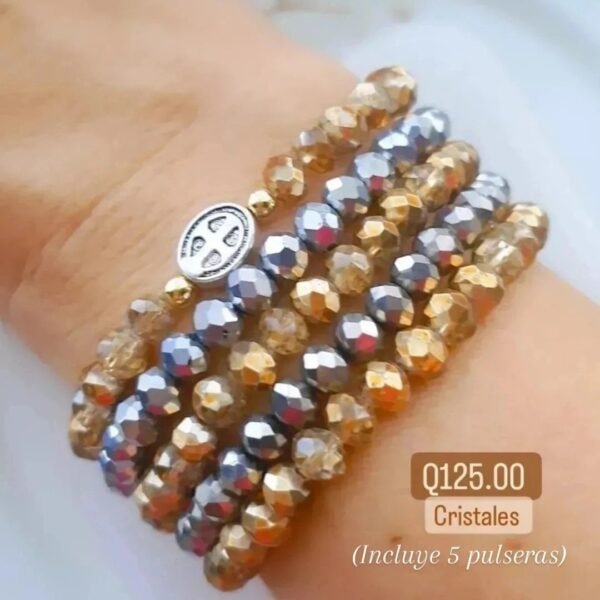 Pulseras de cristales